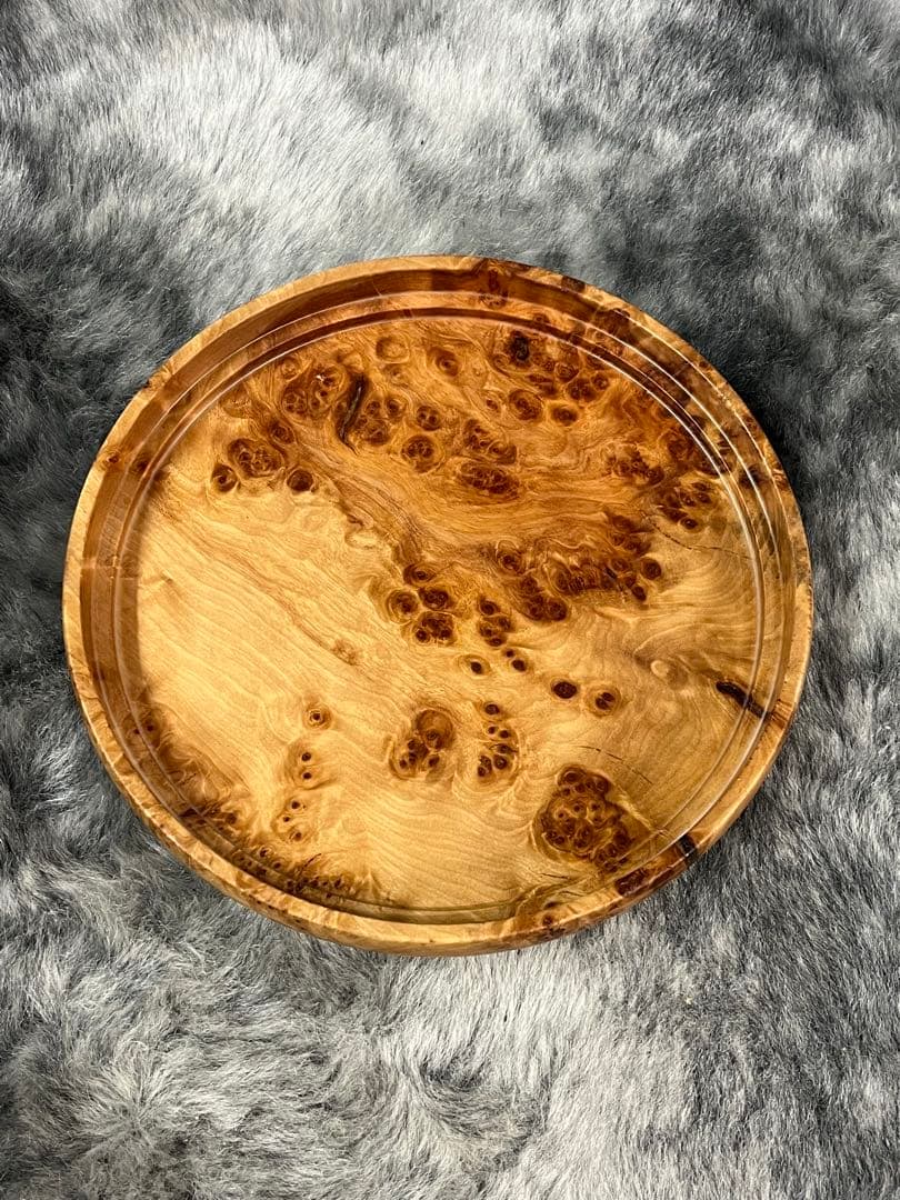 木工芸　北海道旭川　笹原竹一氏 作　茶櫃