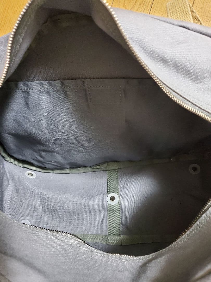 一澤信三郎帆布　B-02 ボストン　青ねず