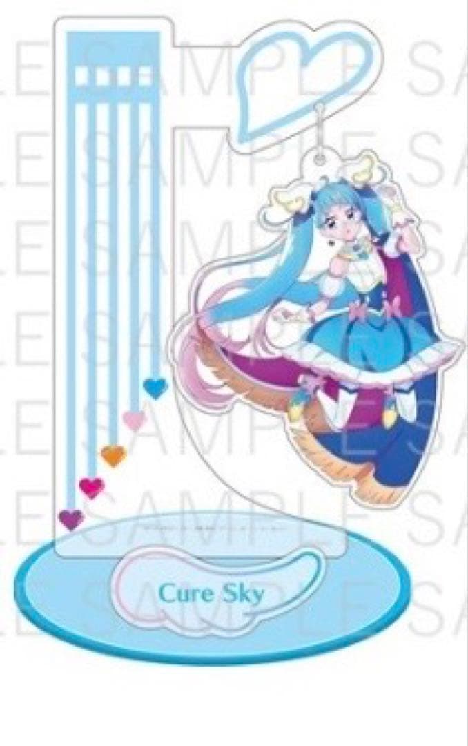 ひろがるスカイ！プリキュア　シャープ　コラボ　ゆらゆらアクスタ　スカイ
