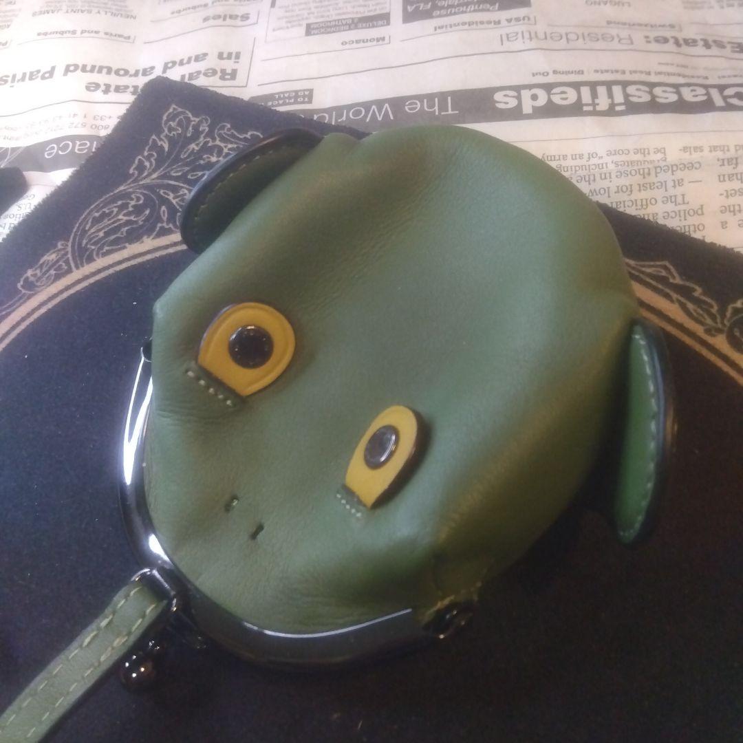 コーチ　がま口タイプ　カエルモチーフ　ケース【美品、希少？】