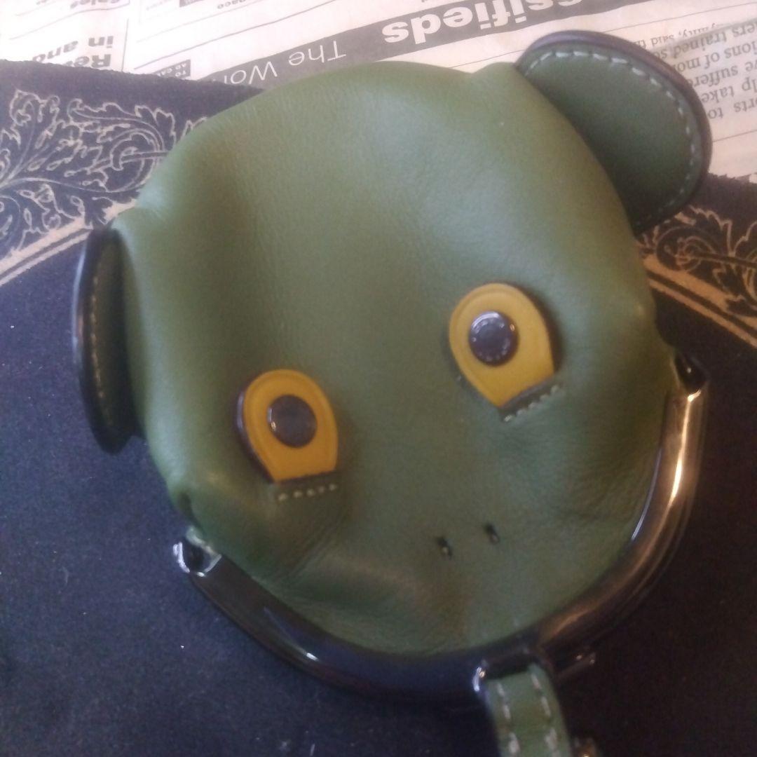 コーチ　がま口タイプ　カエルモチーフ　ケース【美品、希少？】