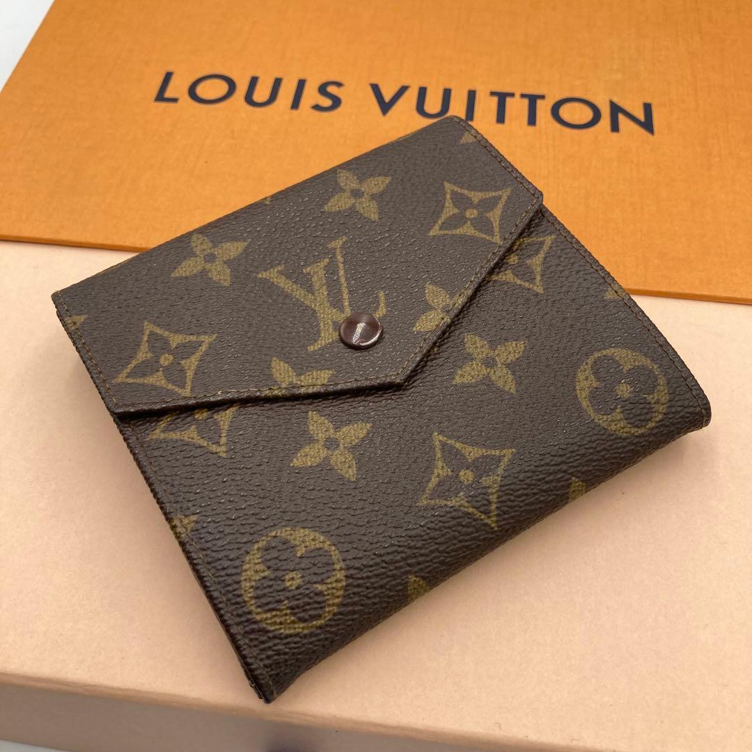 ルイヴィトン　折り財布　モノグラム　ビンテージ　40Aa