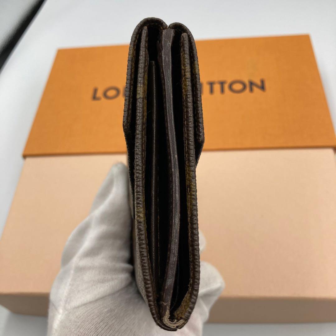 ルイヴィトン　折り財布　モノグラム　ビンテージ　40Aa