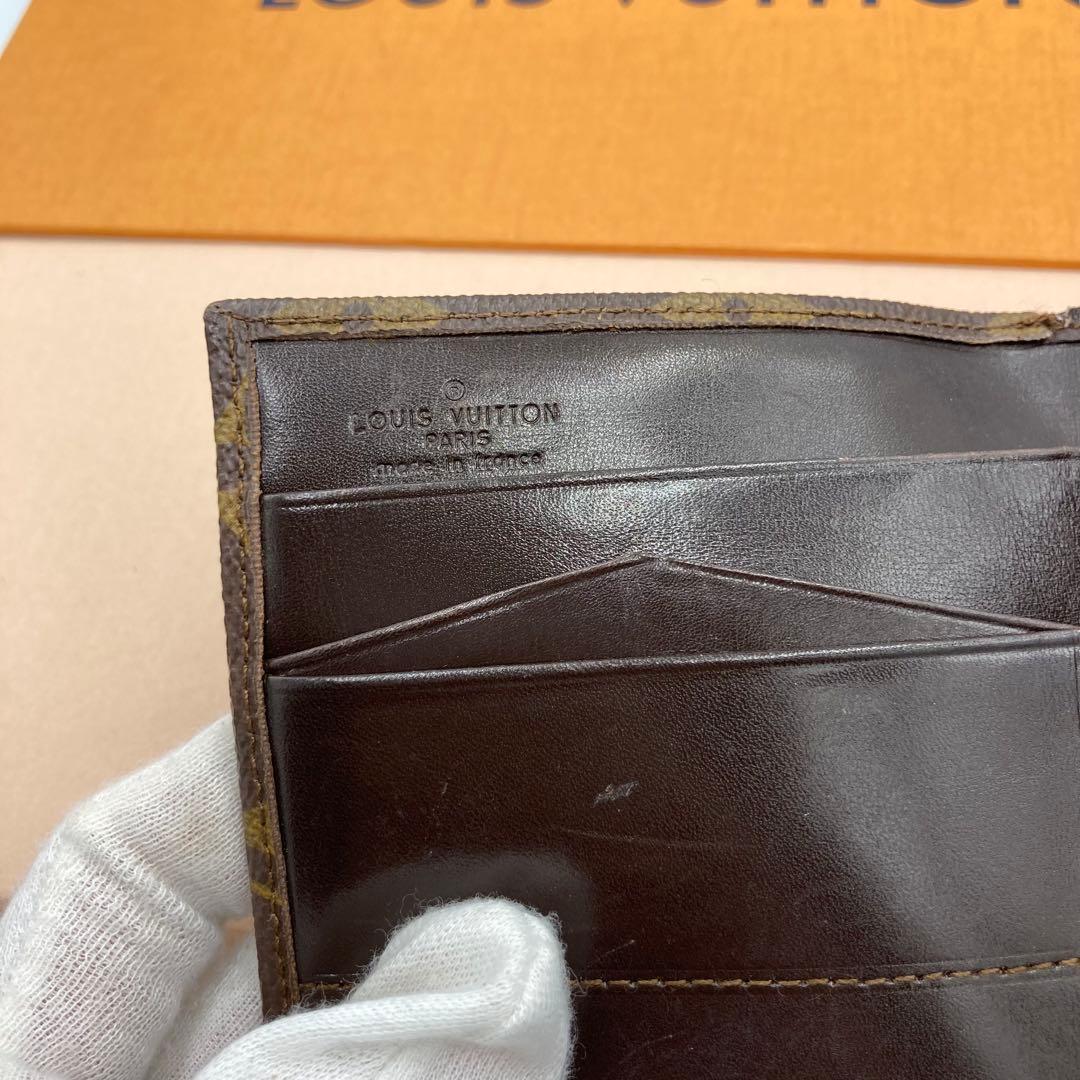 ルイヴィトン　折り財布　モノグラム　ビンテージ　40Aa