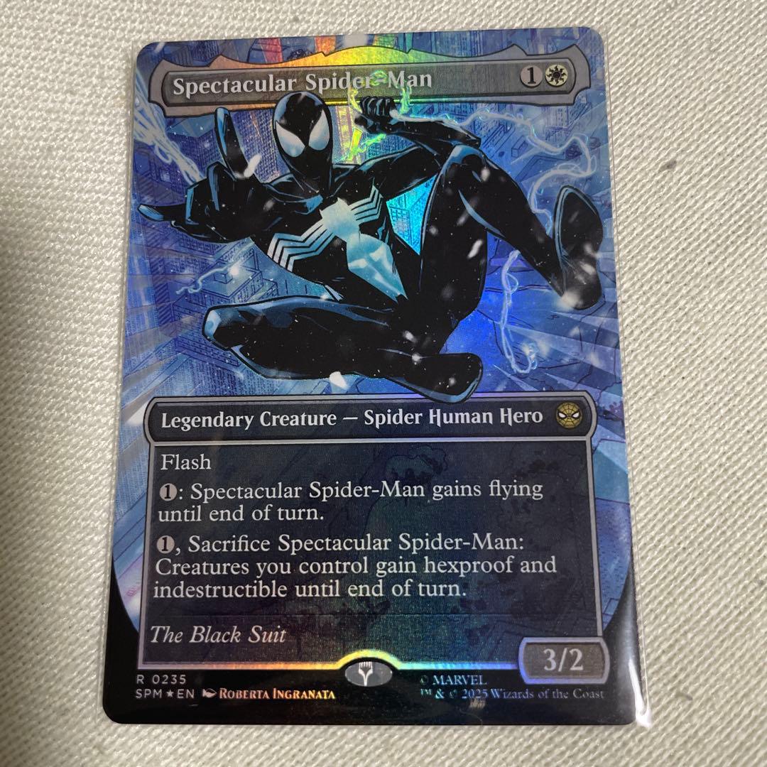 MTG スペクタキュラー・スパイダーマン　テクスチャーfoil No.235