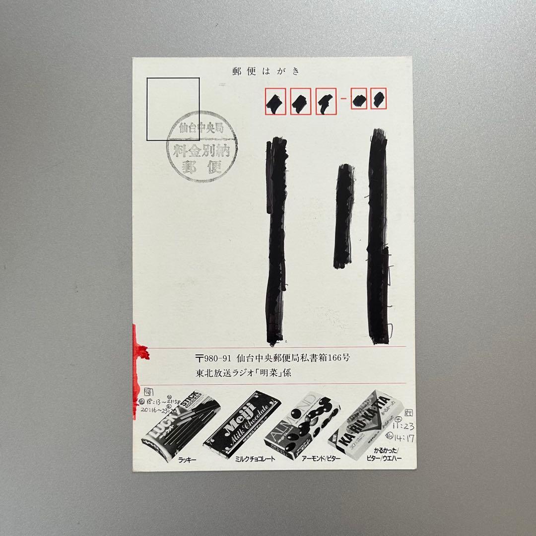 【貴重】中森明菜　ポストカード　5枚　非売品