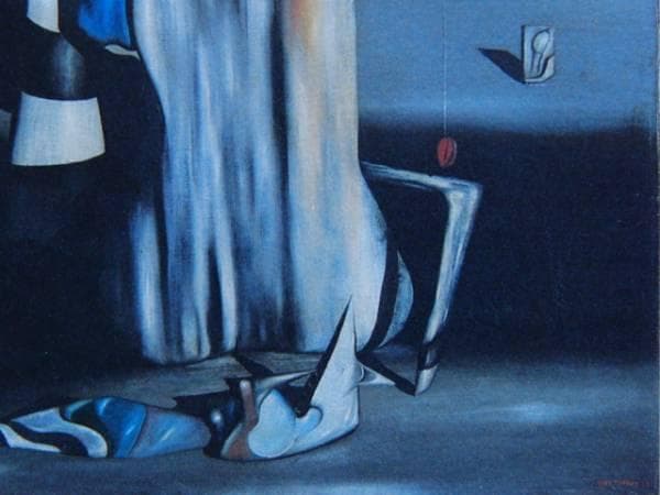 イヴ・タンギー、不在の淑女、希少画集画、新品額装付