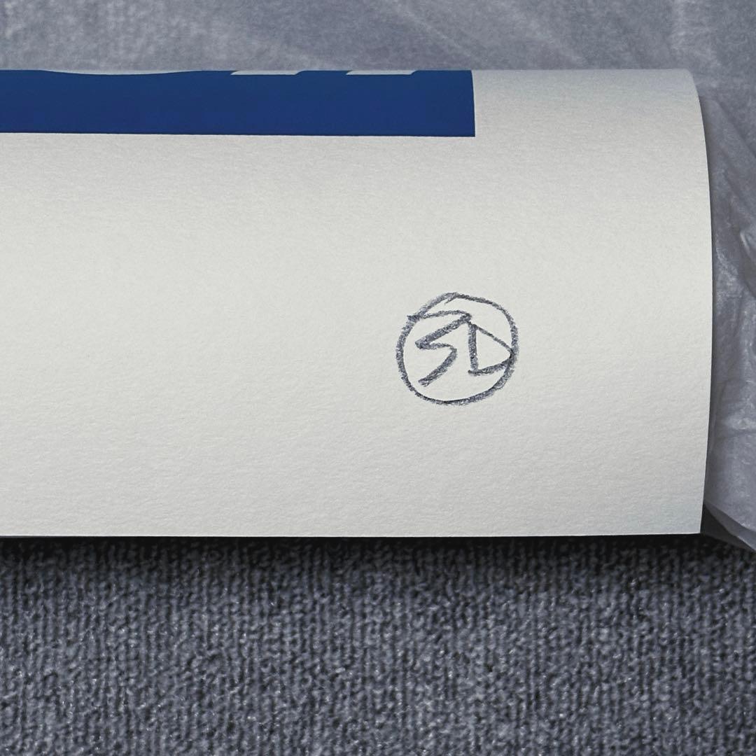 Massive Attack 3D シルクスクリーン 直筆サイン入り ポスター