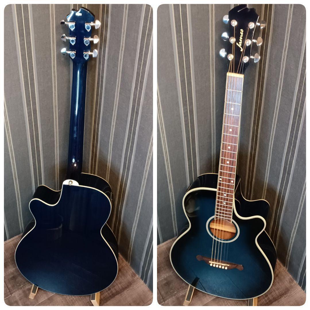 美品 エレアコ James ジェームス JE40MB アコースティックギター