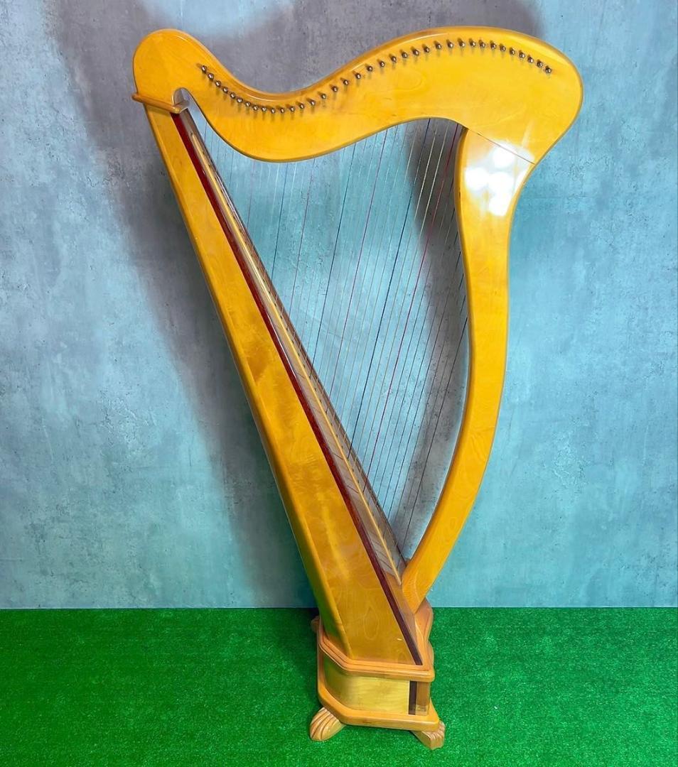 青山ハープ AOYAMA 140D 36弦　アイリッシュハープ　レバーハープ