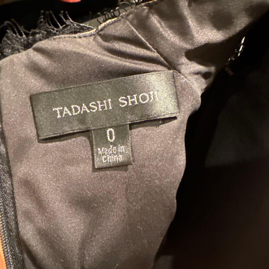 TADASHISHOJI ドレス　ブラック　黒　タダシショージ