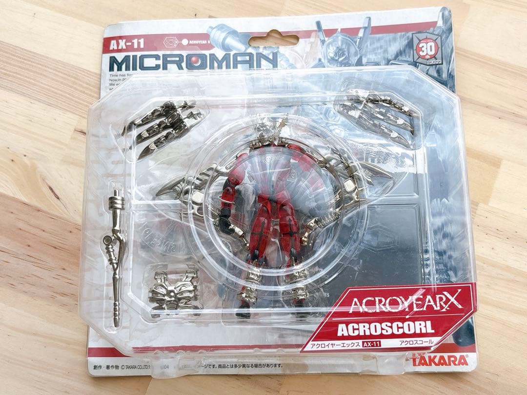 未開封 アクロイヤーX アクロスコール ミクロマン