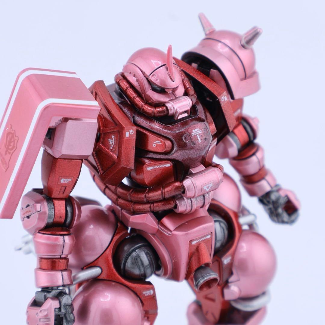 HG シャア専用ザク(GQ) キャンディ塗装完成品