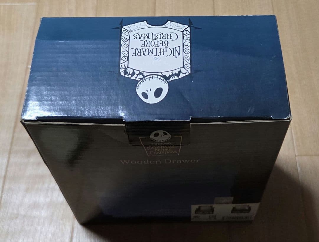 当時物　未使用　ナイトメア・ビフォア・クリスマス 木製引き出し　高さ約20cm