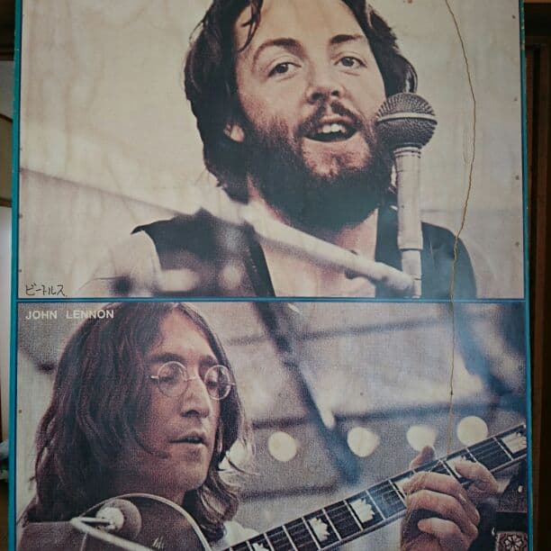 ビートルズのパネルボード