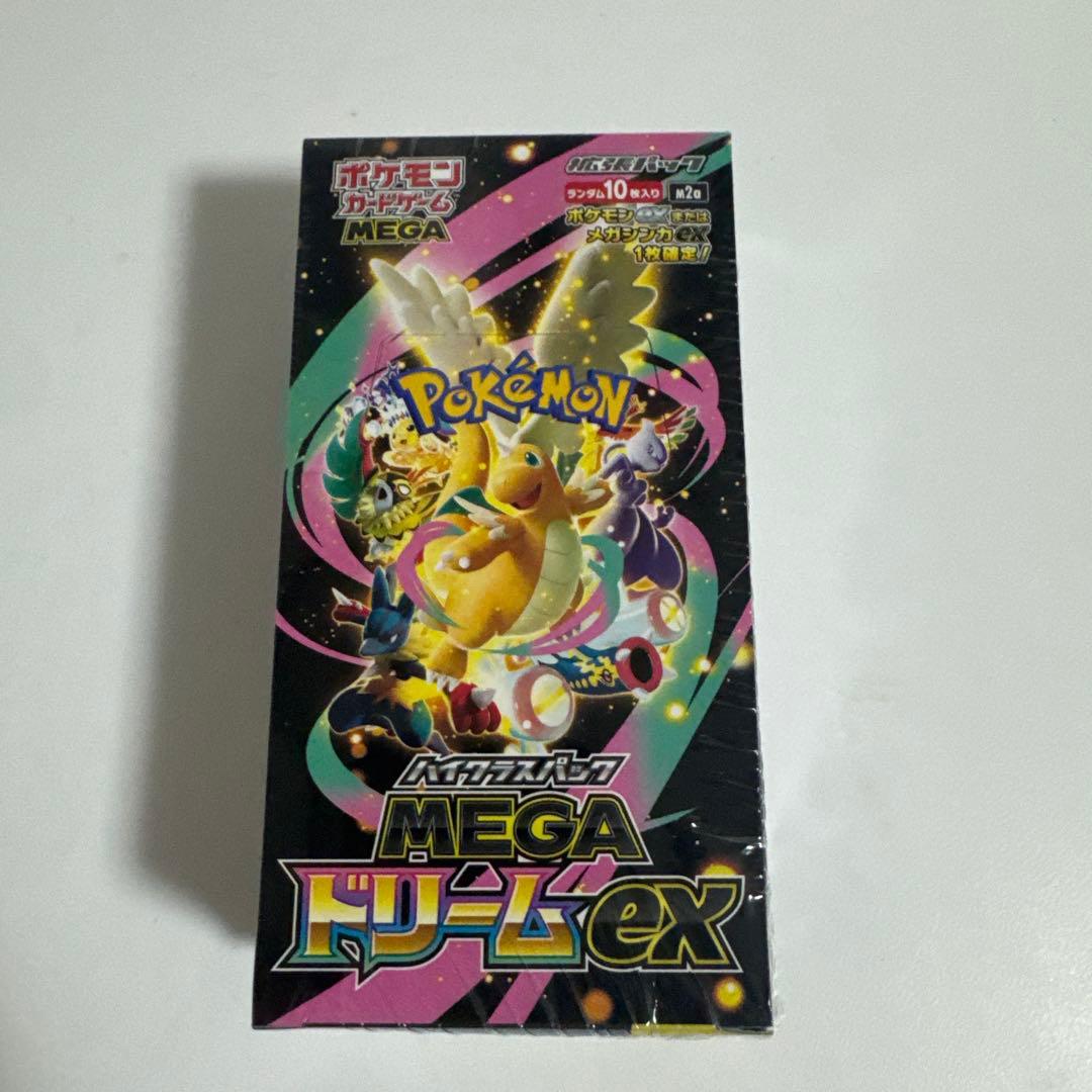 新品未開封 ポケモンカードゲーム MEGAドリームex 1BOX シュリンク付