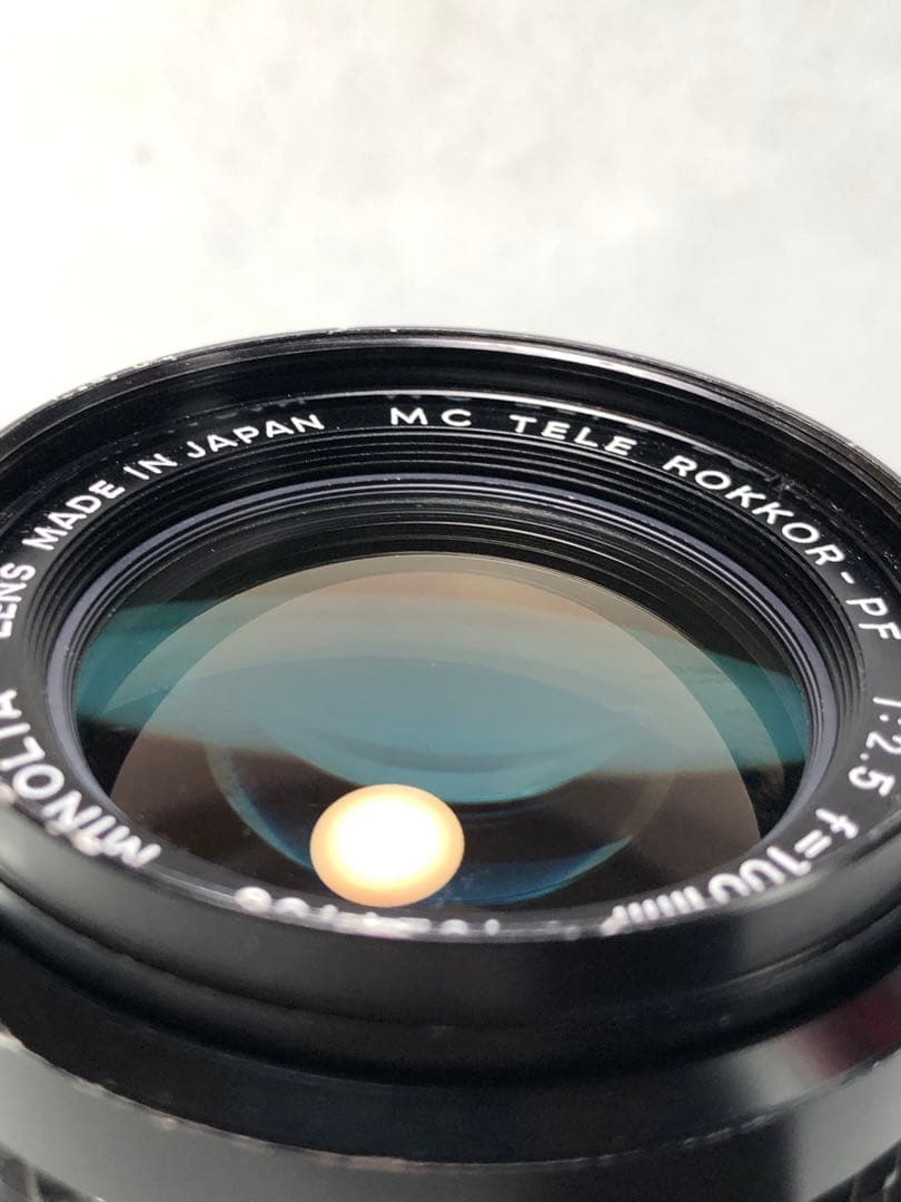 レンズ(単焦点) MINOLTA mc tele ROKKOR pf 100mm f2.5