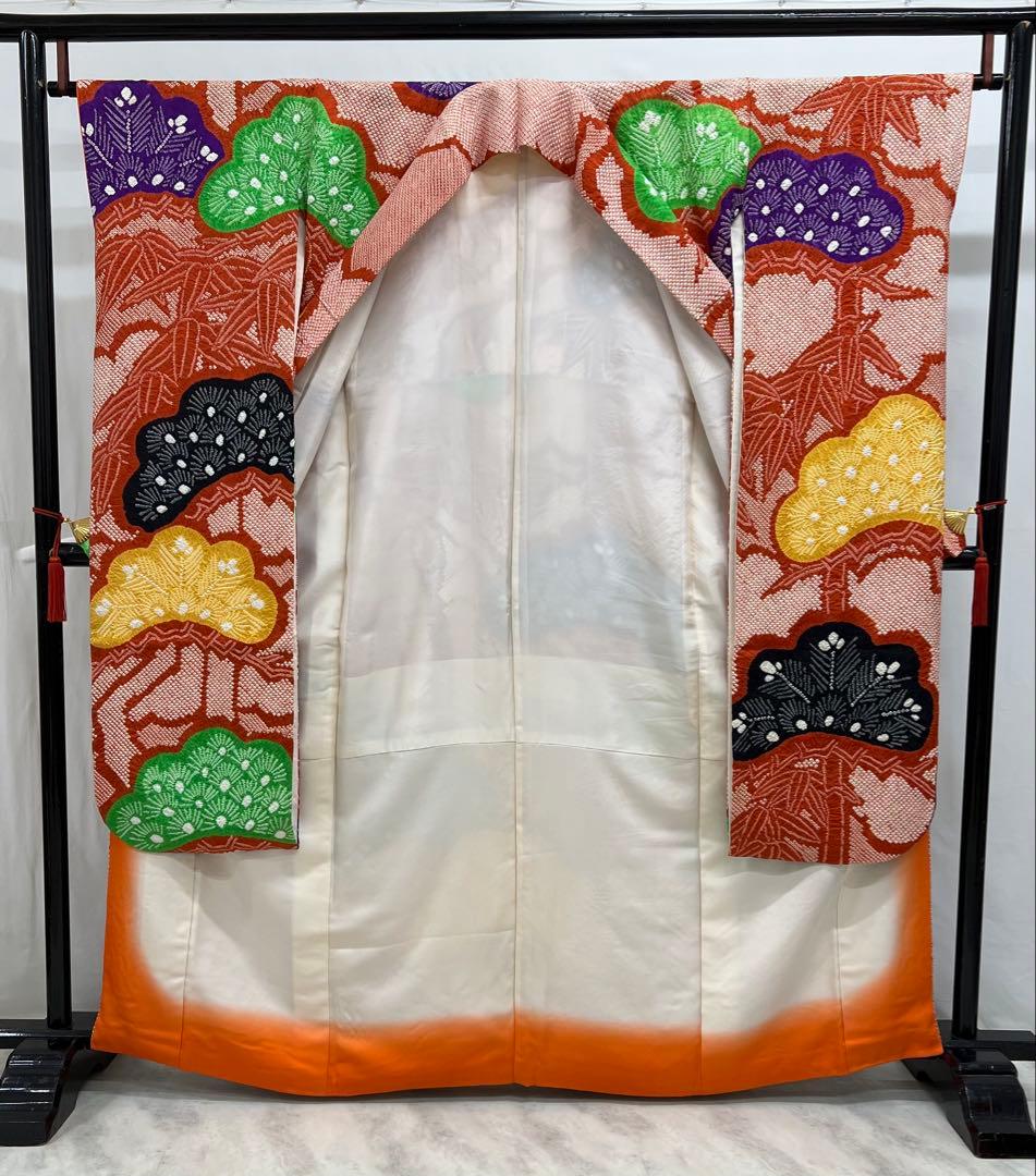 総絞り　振り袖　フルセット　別誂長襦袢付　成人式　豪華　612