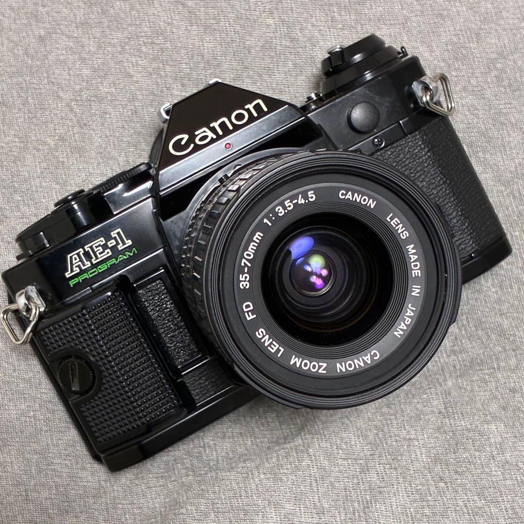 ⭐️美品⭐️モルト交換済⭐️Canon AE-1 PROGRAM ＋ズームレンズ