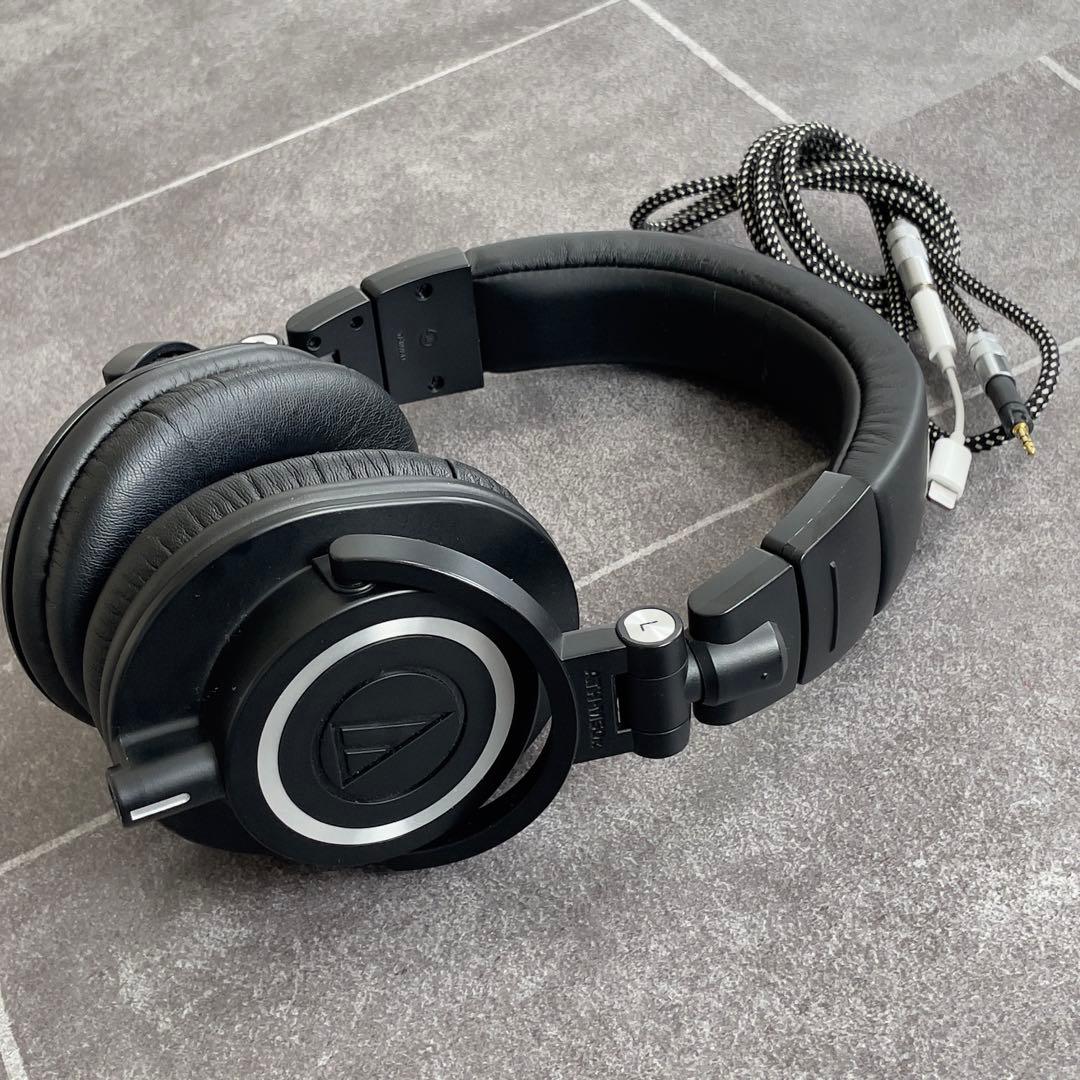 オーディオテクニカ ATH-M50xプロフェッショナルモニターヘッドホン 有線