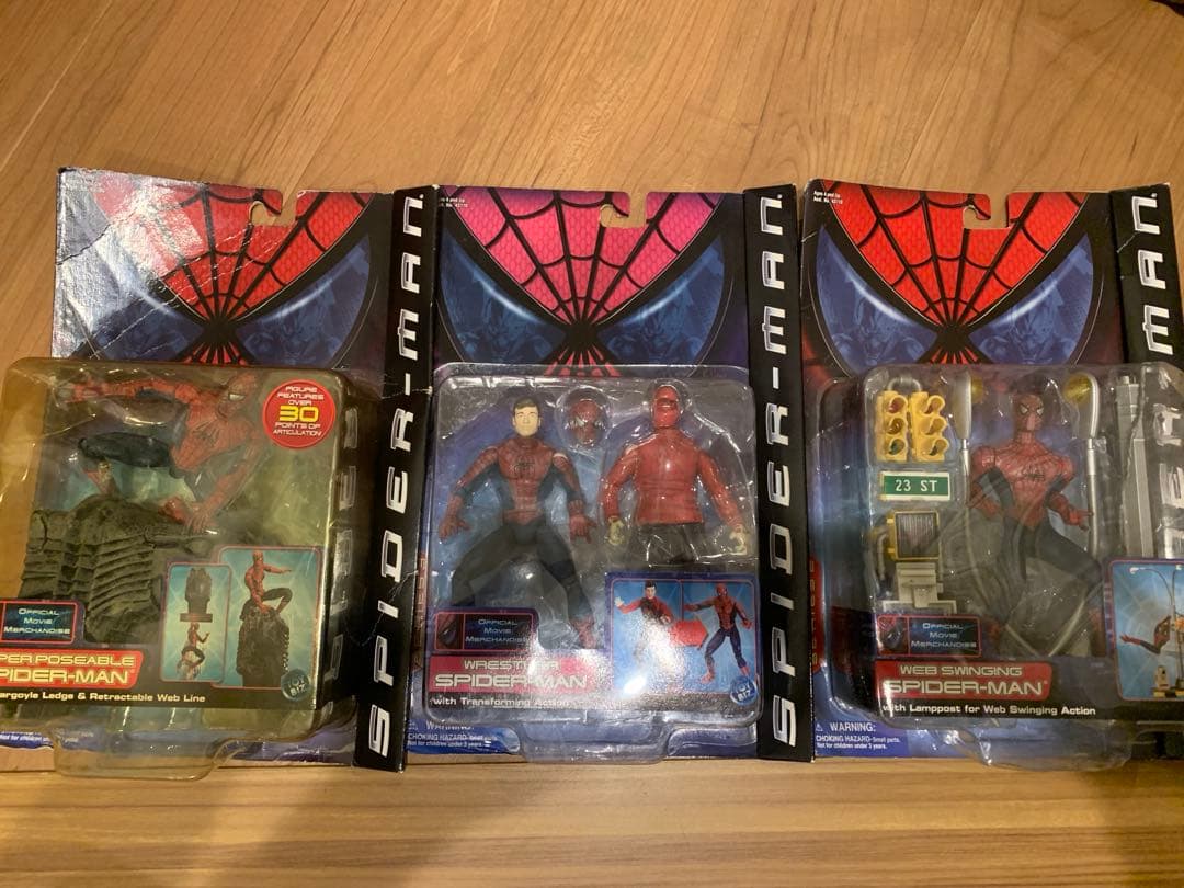 SPIDER-MAN トイビズ レスラー スパイダーマン フィギュア等3点セット