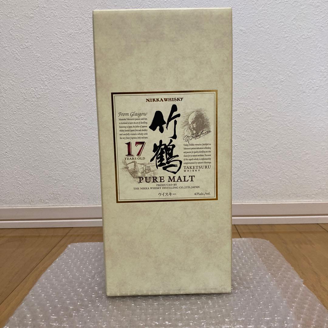 【新品未開封】ニッカウヰスキー 竹鶴 17年 ピュアモルト 700ml 箱あり