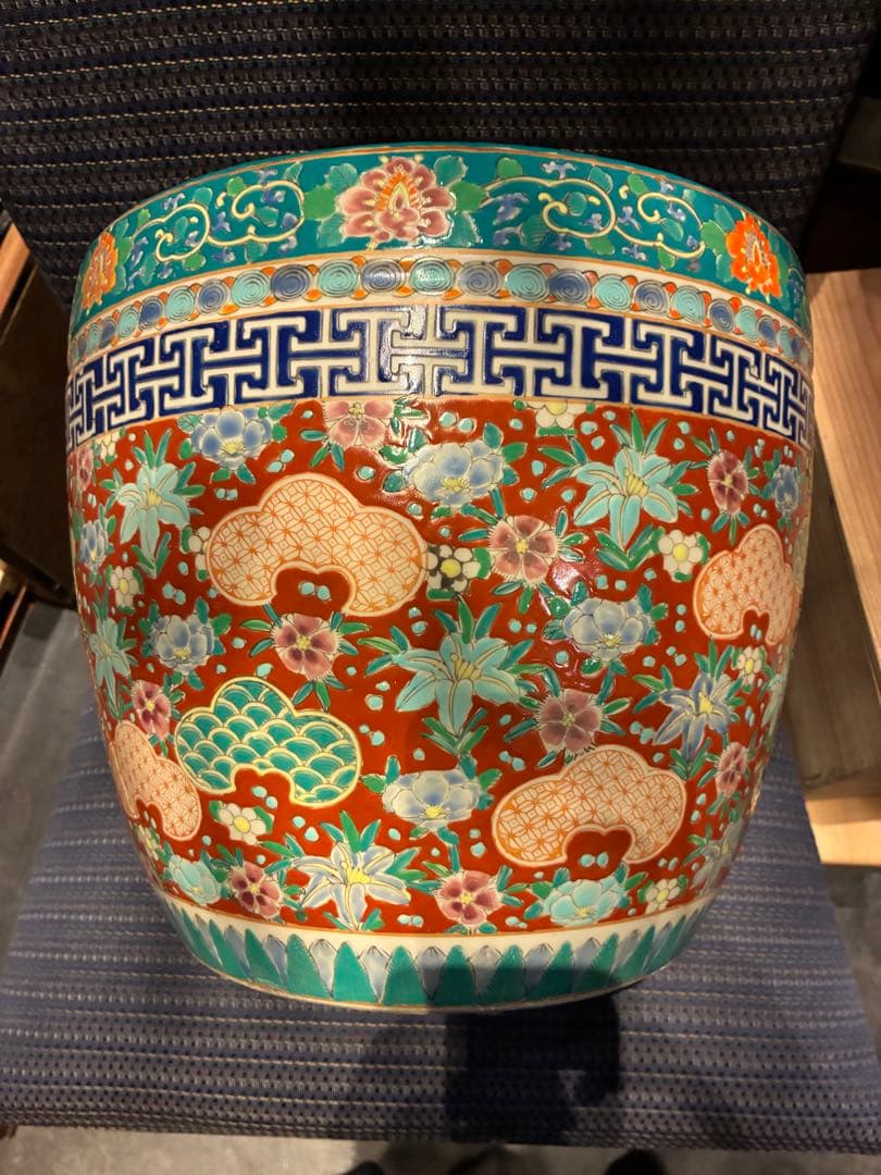 火鉢　十錦手　古伊万里　伊万里　傷無し