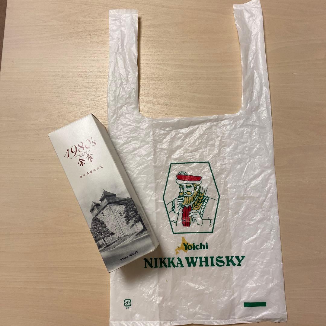 ニッカウイスキー　シングルモルト　1980's 余市　180ml