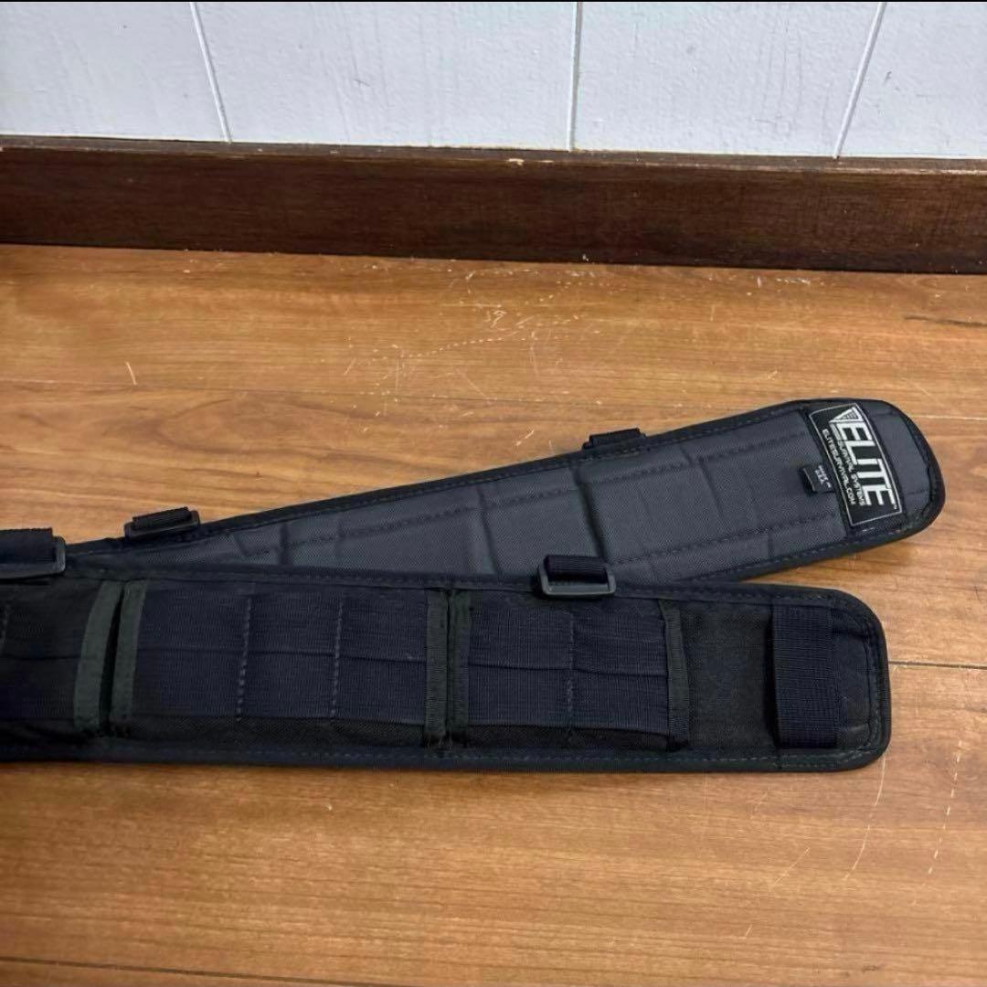 米軍　ELITE ガンファイターベルト　MEDIUM ブラックUSA製　送料無料