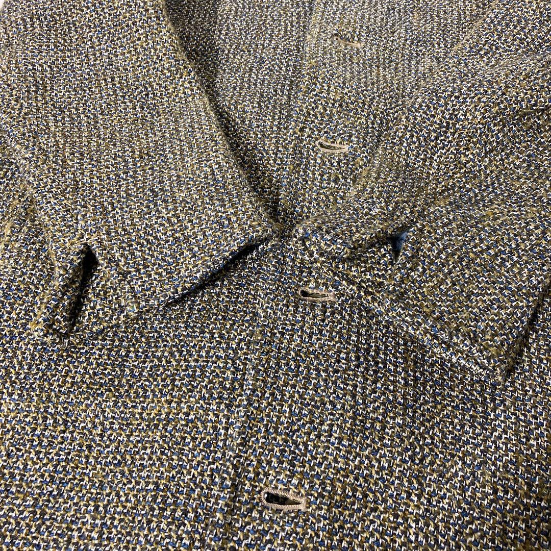 【人気モデル】美品 45Rフォーティファイブアール アーミッシュ ツイードコート