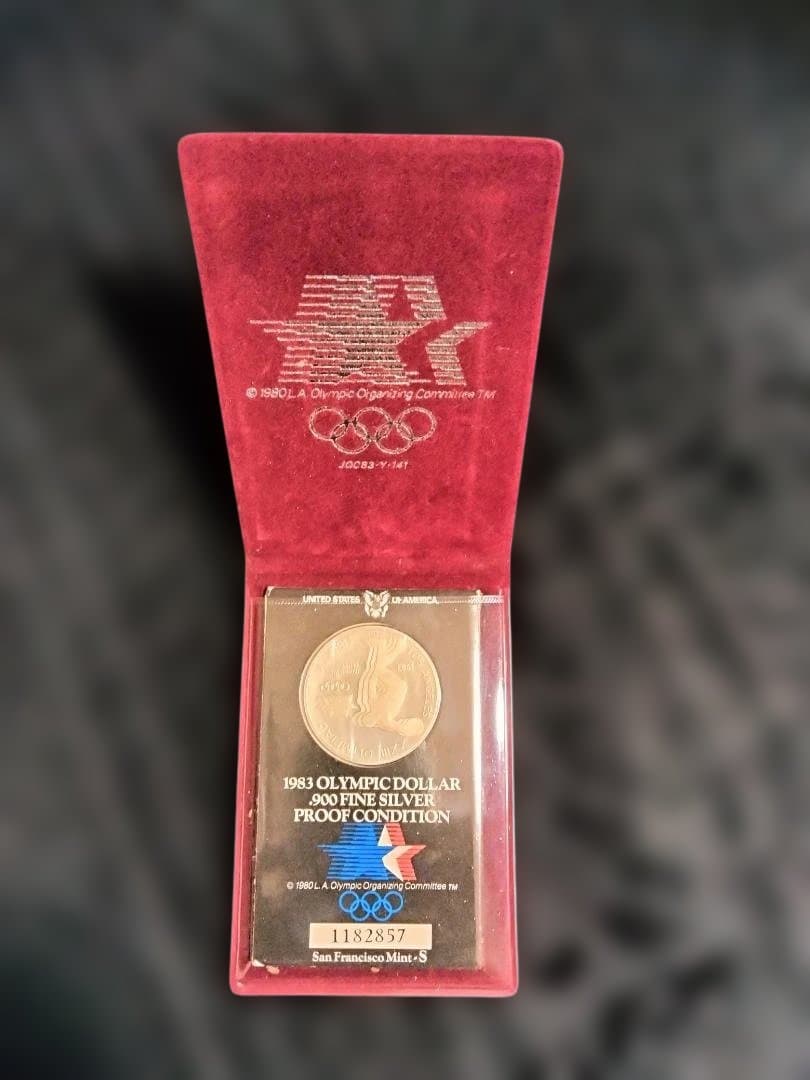 【オリンピック】1983年ロサンゼルスオリンピック記念銀貨