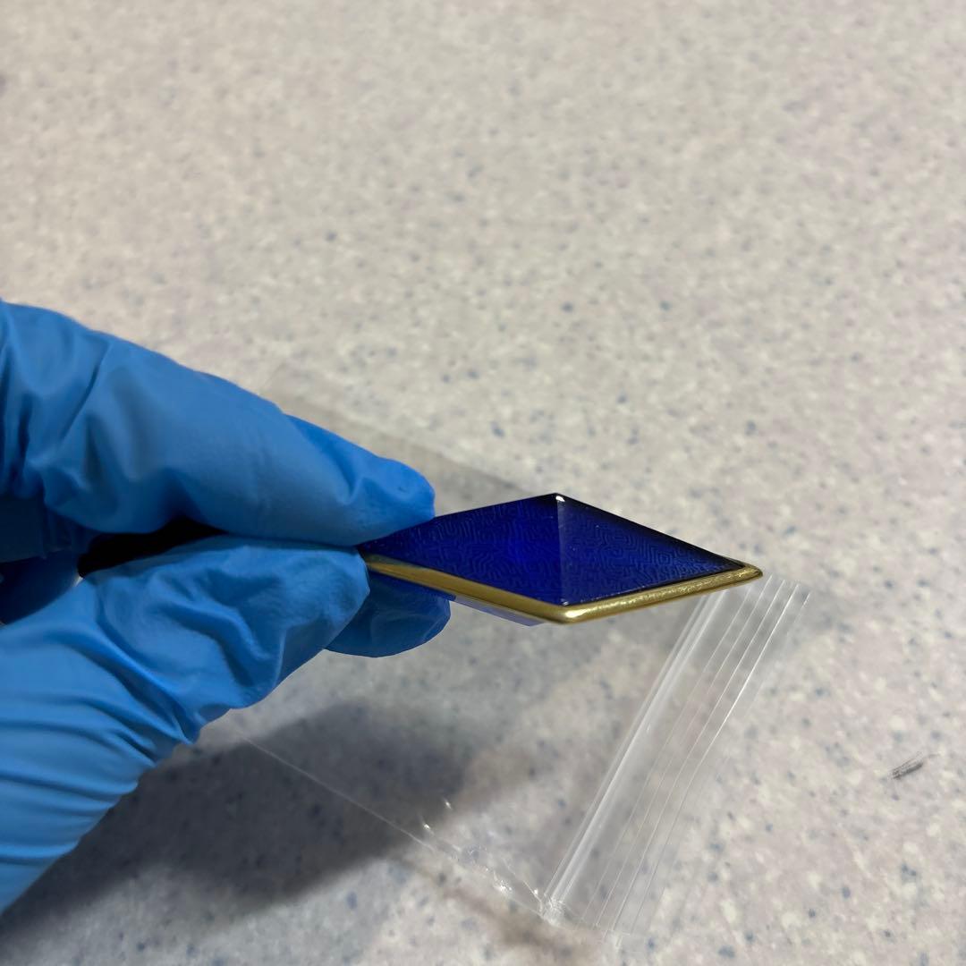 ふしぎの海のナディア　ブルーウォーター　ネックレス　オーダーメイド品　ガラス作品