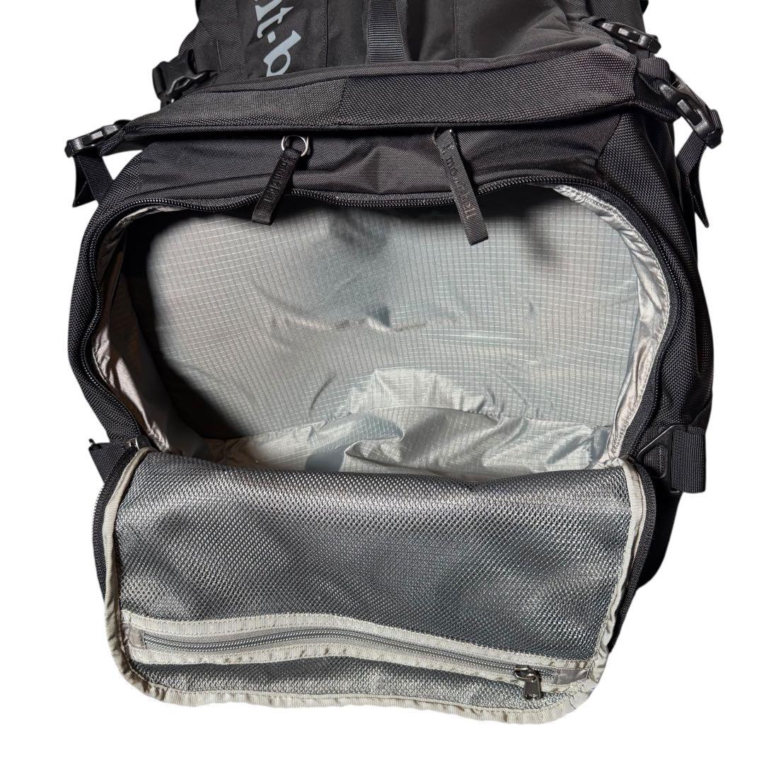 【美品】モンベル ウィーリーバッグ80L キャリーバック 旅行カバン ブラック