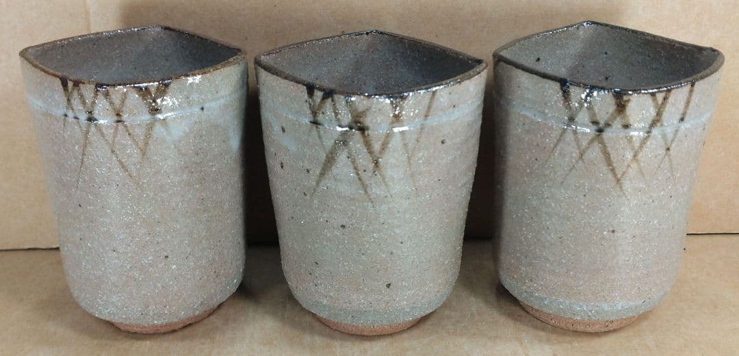 【本物保証】中里重利 絵唐津 向付(六客) 共箱 共布(6) 未使用品 三玄窯