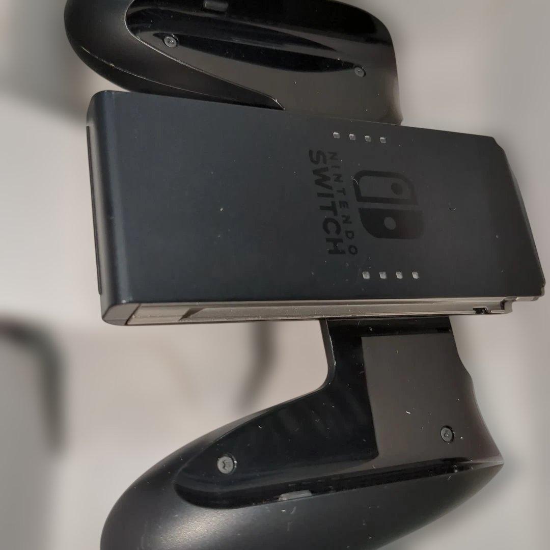 美品　Nintendo Switch 本体 黒/紫 　カラーカスタム