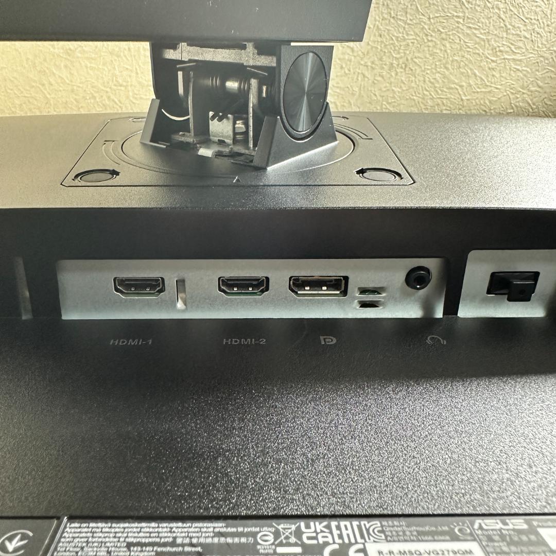 ASUS 280Hz対応 27型 ゲーミングモニター