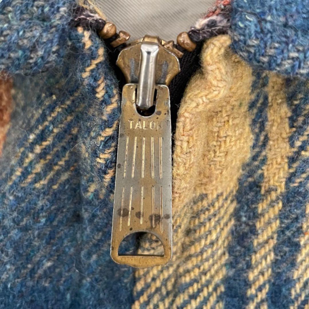 希少vintage60sSearsKingsRoadチェックウールジャケット古着