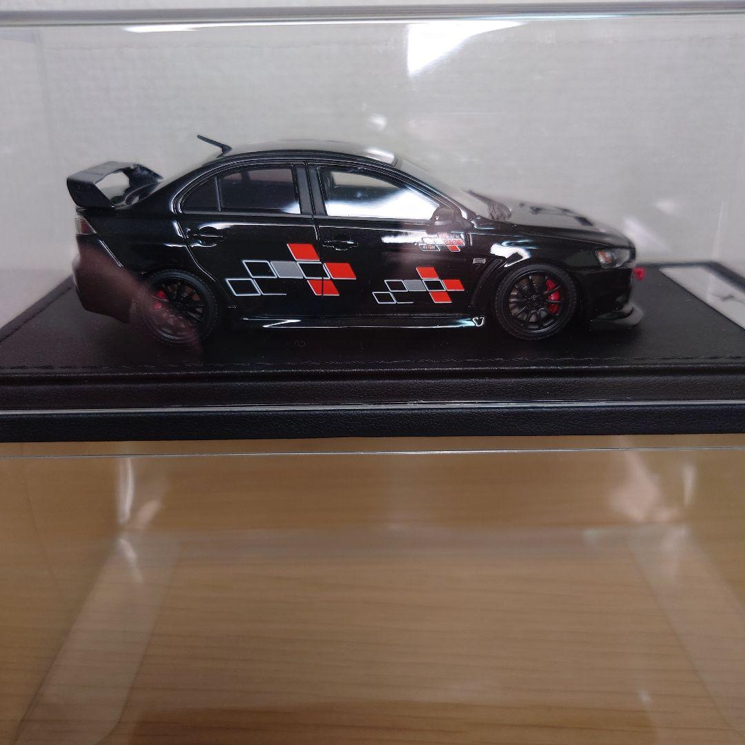 イグニッションモデル　1/43 三菱 ランサーエボリューションⅩ　ブラック