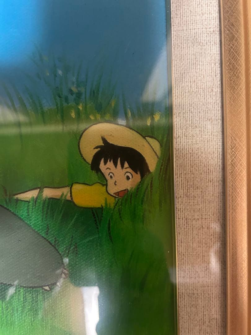 となりのトトロ アート作品　希少　ジブリ　額付き