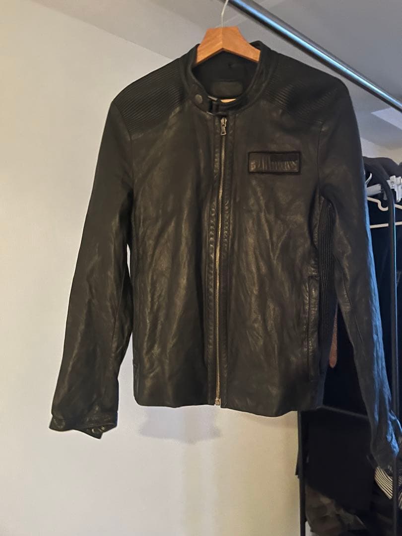 PRADA 2009年 ライダースジャケット 本革 48