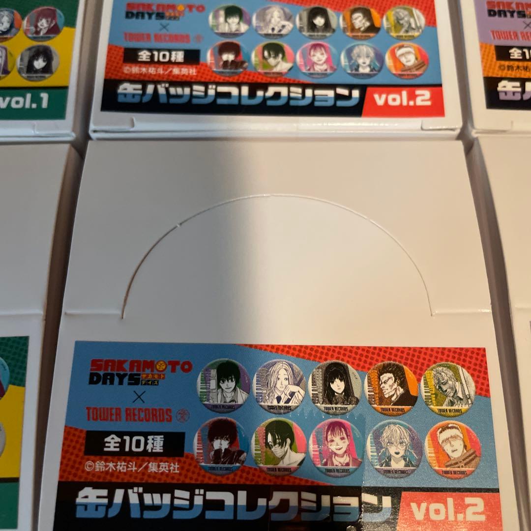 サカモトデイズ　缶バッジコレクション　タワレコ　各5box 合計15box