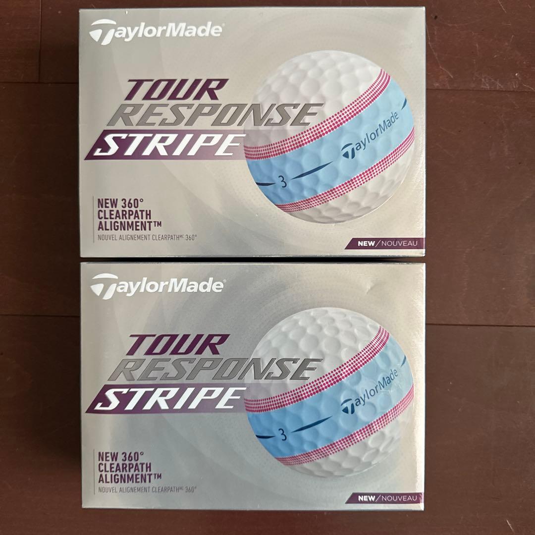 TaylorMade Tour Response Stripe 12個入り 2箱