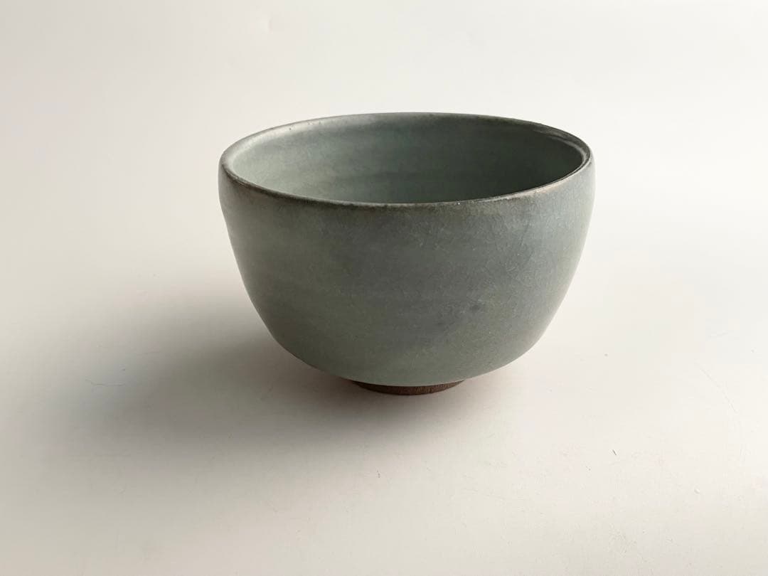 人間国宝　陶芸家　中島宏　青磁　青瓷　茶碗　抹茶碗　箱なし