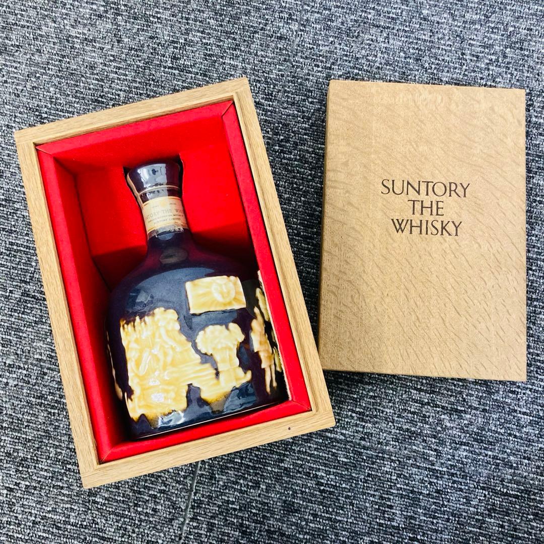 中*井様 【未開栓】 SUNTORY サントリー ザ ウイスキー 有田焼 陶器ボ