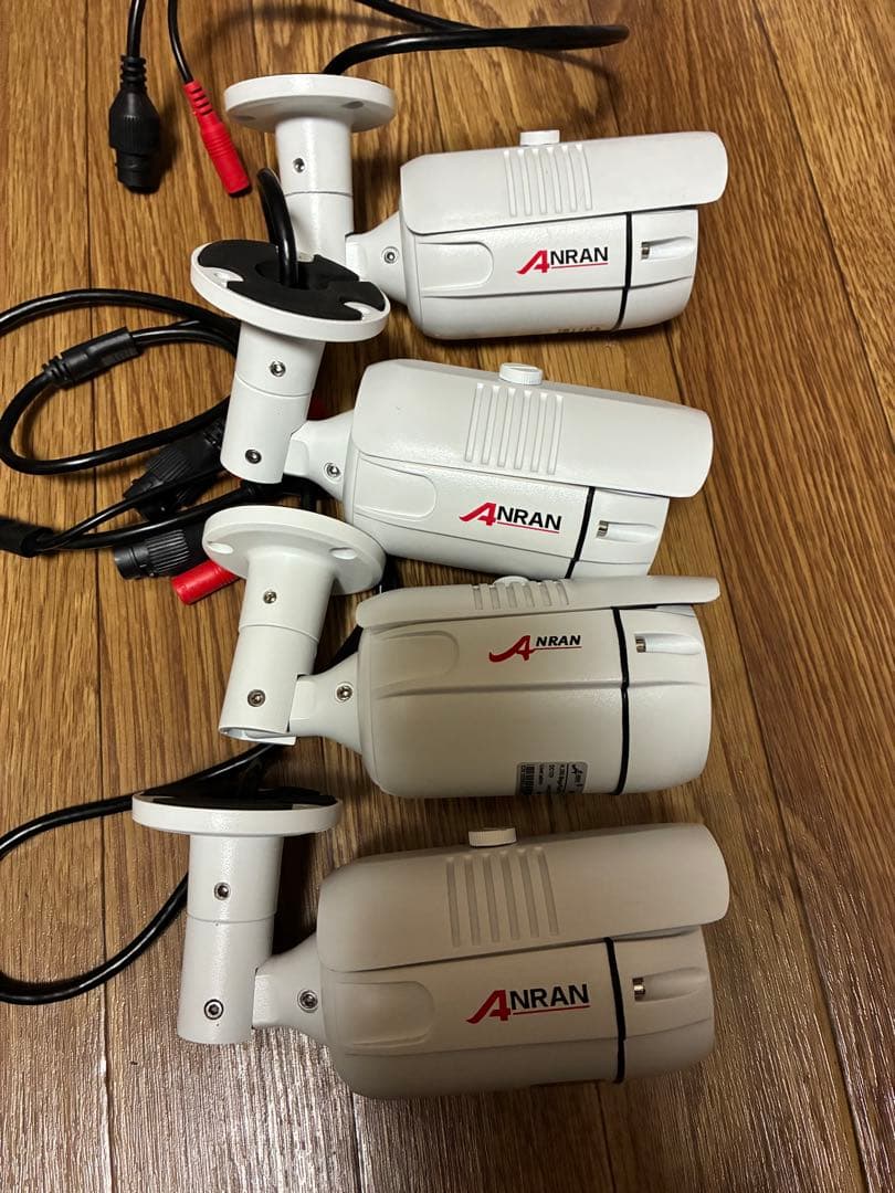 ANRAN POE型　防犯カメラ 4台セット