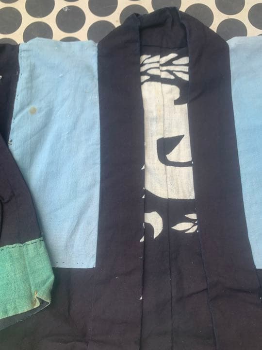 藍染　法被　羽織　アンティーク