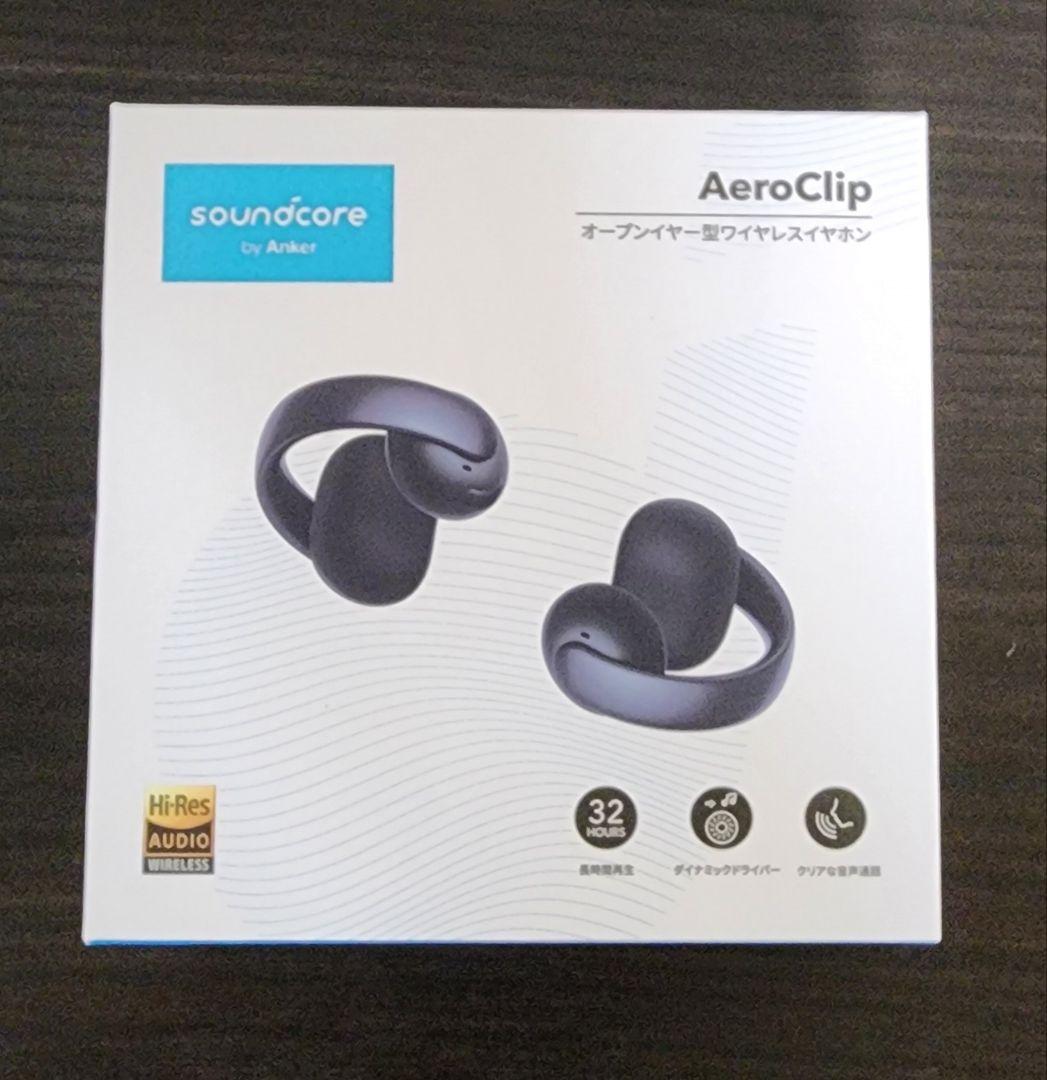 Anker soundcore AeroClip ワイヤレスイヤホン イヤーカフ