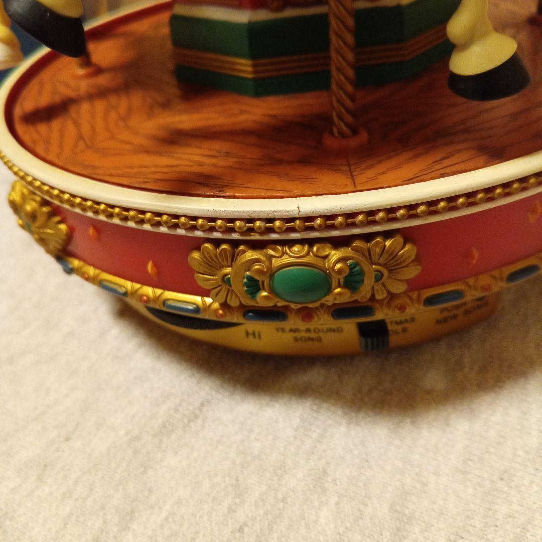 【レトロ】クリスマス　ディズニー　電子　オルゴール　メリーゴーランド