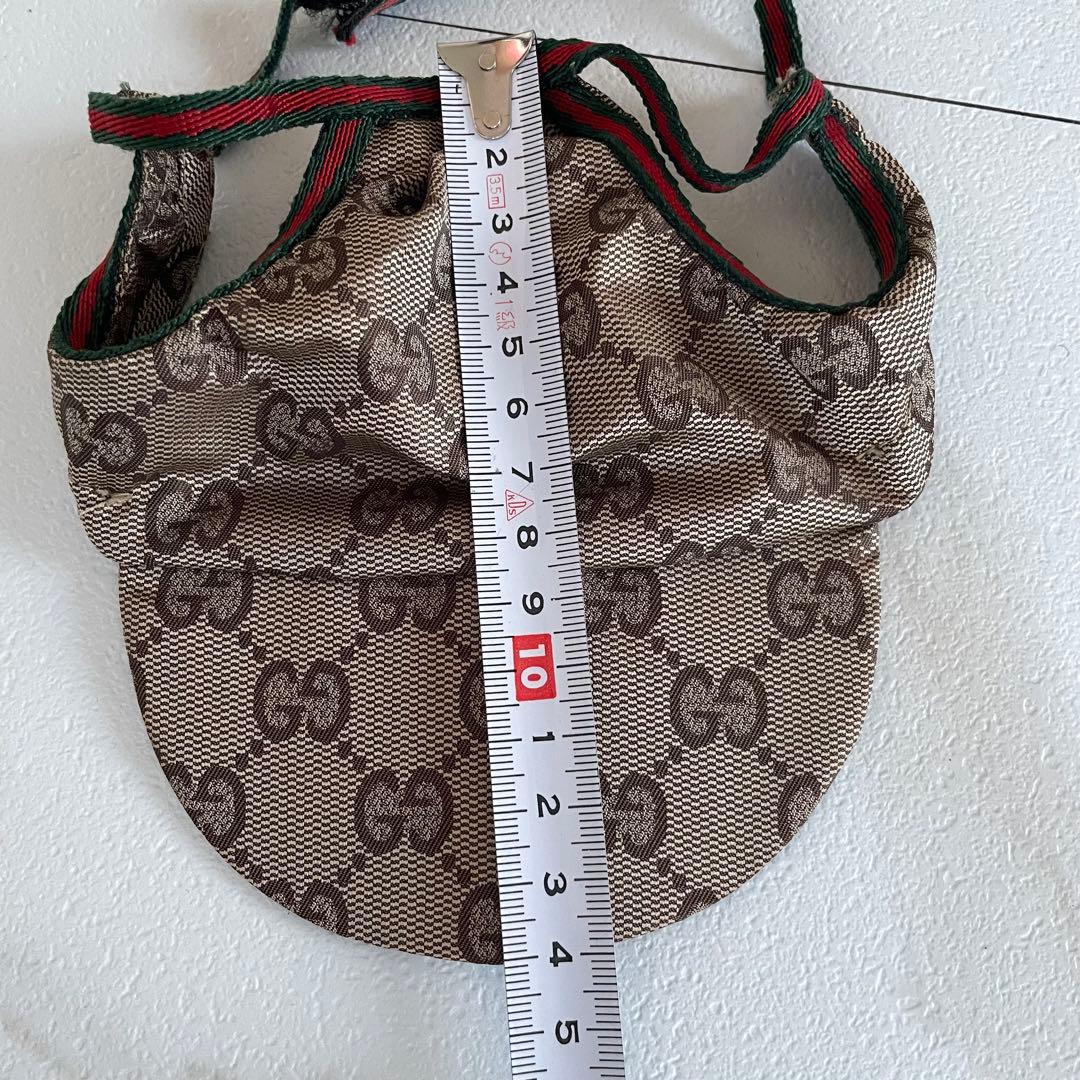 ✨正規品✨グッチ表記タグ付　GUCCI ペット用　キャップ　サンバイザー　犬　猫