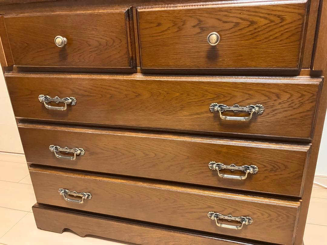 越後民芸　ライティングビューロー　ライティングデスク　高級　家具